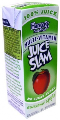 Hansen's Awesome Apple Juice Slam, 6.75 Ounce Boxes (Pack of 40) Hansen's Awesome Apple Juice Slam, 6.75 Ounce Boxes (Pack of 40)