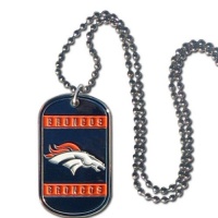 NFL Denver Broncos Dog Tag Necklace NFL Denver Broncos Dog Tag Necklace