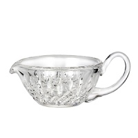 A sublime sauce boat in elegant crystal hosts your fine dressings and gravies with grace and beauty, and makes a gorgeous display piece on its own or to complement other pieces from the collection. A sublime sauce boat in elegant crystal hosts your fine dressings and gravies with grace and beauty, and makes a gorgeous display piece on its own or to complement other pieces from the collection.