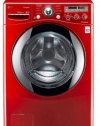 LG WM2650 3.6 Cu. Ft. Extra Large Capacity SteamWasher with ColdWash Technology, Wild Cherry Red