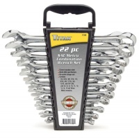 Titan 17398 22-Piece SAE & Metric Combination Wrench Set Titan 17398 22-Piece SAE & Metric Combination Wrench Set