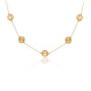 CleverEve Designer Series CZ Ball Diamond by The Yard Necklace