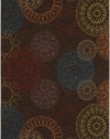 Karastan Iconoclast Pavilion Twilight Rug, 8-Feet 8-Inch by 10-Feet
