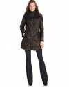 Jones New York Women's Print Reversible Rain Jacket