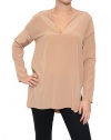 Women's Vince Picot Popover Tunic in Pale Pecan