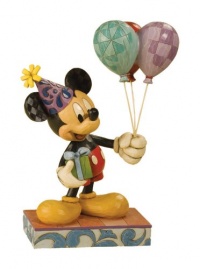 Disney Traditions by Jim Shore 4013255 Mickey Mouse Birthday Celebration Figurine 8-3/4-Inch Disney Traditions by Jim Shore 4013255 Mickey Mouse Birthday Celebration Figurine 8-3/4-Inch
