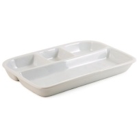 BIA White Divided TV Tray BIA White Divided TV Tray