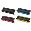 Brother TN210BK, TN210C, TN210M, TN210Y Toner Cartridge Set (TN-210BK, TN-210C, TN-210M, TN-210Y) Compatible - Black, Cyan, Magenta, Yellow 1400~2200 Yield