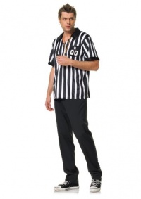 Leg Ave Men's 2 Piece Ref Costume Leg Ave Men's 2 Piece Ref Costume