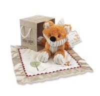 Baby Aspen Fox in a Box Plush Fox and Lovie Gift Set Baby Aspen Fox in a Box Plush Fox and Lovie Gift Set
