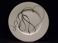 Mikasa Love Story Open Stock Heart Salad Plate Mikasa Love Story Open Stock Heart Salad Plate