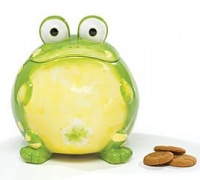 Toby The Toad Frog Cookie Jar Canister For Kitchen Decor And Food Storage Toby The Toad Frog Cookie Jar Canister For Kitchen Decor And Food Storage
