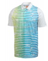 Puma Golf NA Men's Duo-Swing Stripe Polo Tee, White, XX-Large