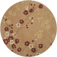Surya TAM-1016 Tamira Tan 8-Feet Round Area Rug Surya TAM-1016 Tamira Tan 8-Feet Round Area Rug