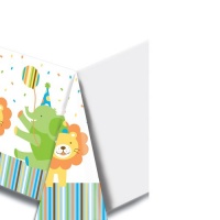 Creative Converting Sweet at One Boys Plastic Banquet Table Cover Creative Converting Sweet at One Boys Plastic Banquet Table Cover