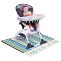 Creative Converting Sweet at One Boys High Chair Birthday Kit, 3-Piece Creative Converting Sweet at One Boys High Chair Birthday Kit, 3-Piece