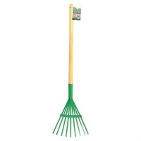 Toysmith 2298 27-Inch Kid's Metal Leaf Rake With Hardwood Handle Toysmith 2298 27-Inch Kid's Metal Leaf Rake With Hardwood Handle