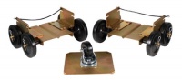 Extreme Max Big Wheel Drivable Snowmobile Dolly System Set of 3 - Wide Extreme Max Big Wheel Drivable Snowmobile Dolly System Set of 3 - Wide
