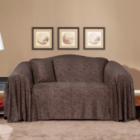 Sure Fit Plush Animal Espresso (Brown) Sofa Throw Sure Fit Plush Animal Espresso (Brown) Sofa Throw