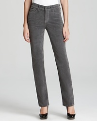 Plush corduroy lends cool-weather chic to body-shaping Not Your Daughter's Jeans denim. Plush corduroy lends cool-weather chic to body-shaping Not Your Daughter's Jeans denim.