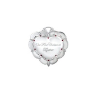 Waterford Silver Our First Christmas Together Ornament Waterford Silver Our First Christmas Together Ornament