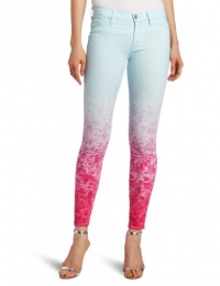 Hudson Women's Nico Midrise Skinny, Floral Ombre, 25 Hudson Women's Nico Midrise Skinny, Floral Ombre, 25