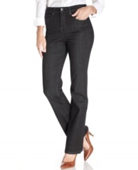 Look your slimmest in these Style&co. bootcut jeans, featuring a special tummy-smoothing panel at the front. Look your slimmest in these Style&co. bootcut jeans, featuring a special tummy-smoothing panel at the front.
