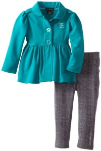 Calvin Klein Girls 2-6X Jacket with Pants Calvin Klein Girls 2-6X Jacket with Pants