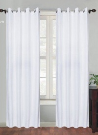 Bonus Twin Pack - Solid Window Panel Set 40 x 84 2 Pieces White Bonus Twin Pack - Solid Window Panel Set 40 x 84 2 Pieces White