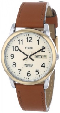 Timex Men's T20011 Easy Reader Brown Leather Strap Watch Timex Men's T20011 Easy Reader Brown Leather Strap Watch