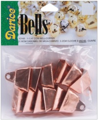 Darice Cow Bells 1.25 12/Pkg: Copper Darice Cow Bells 1.25 12/Pkg: Copper
