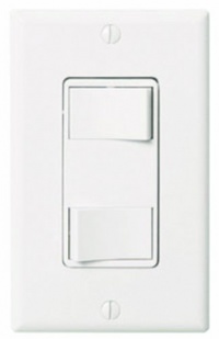 Panasonic FV-WCSW21-W WhisperControl Two-Function On/Off Switch, White Panasonic FV-WCSW21-W WhisperControl Two-Function On/Off Switch, White