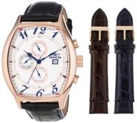 Invicta Men's 14331 Specialty Tonneau Watch with 3 Textured Leather Strap Set Invicta Men's 14331 Specialty Tonneau Watch with 3 Textured Leather Strap Set