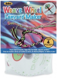 Toner Plastics Weave Wheel 4-Pack Lanyard Maker Toner Plastics Weave Wheel 4-Pack Lanyard Maker