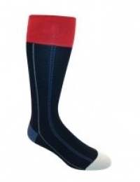 HUGO BOSS Men's Pinstripe Dress Sock HUGO BOSS Men's Pinstripe Dress Sock