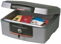 SentrySafe H2300 0.36 Cubic Foot Fire-Safe Waterproof Chest, Silver Gray SentrySafe H2300 0.36 Cubic Foot Fire-Safe Waterproof Chest, Silver Gray