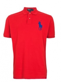 Ralph Lauren Custom-Fit Big Pony S/S RED/BLUE PONY L Polo shirt Ralph Lauren Custom-Fit Big Pony S/S RED/BLUE PONY L Polo shirt