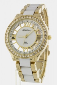 Trendy Fashion Jewelry - Steel Bracelet Fashion Watch - By Fashion Destination (Gold/White) | Free Shipping Trendy Fashion Jewelry - Steel Bracelet Fashion Watch - By Fashion Destination (Gold/White) | Free Shipping