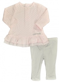 Calvin Klein Baby-girls Infant Polka Dots Print Tunic With Leggings Calvin Klein Baby-girls Infant Polka Dots Print Tunic With Leggings