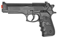 BBTac M757 Black Airsoft Spring Pistol 150 FPS Spring with Molded Ergonomic Hand Grips Airsoft Gun by BBTac® BBTac M757 Black Airsoft Spring Pistol 150 FPS Spring with Molded Ergonomic Hand Grips Airsoft Gun by BBTac®