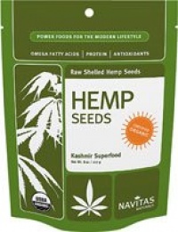 Navitas Naturals Hemp Seeds Shelled, 8-Ounce