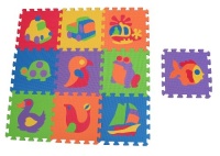 Edushape Edu Tiles Puzzles, 10 Piece Set