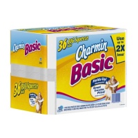 Charmin Basic Toilet Paper 36 Big Squeeze Rolls Charmin Basic Toilet Paper 36 Big Squeeze Rolls