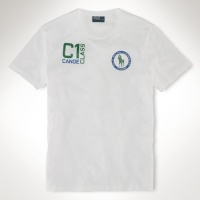 Polo Ralph Lauren Custom-Fit RL Canoe T-Shirt (Small, White) Polo Ralph Lauren Custom-Fit RL Canoe T-Shirt (Small, White)