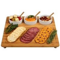 Picnic at Ascot Three Bowl Entertaining Set, Bamboo Picnic at Ascot Three Bowl Entertaining Set, Bamboo