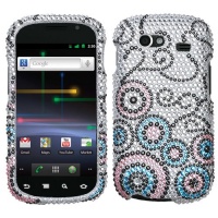 Asmyna SAMNXSHPCDM099NP Dazzling Diamante Bling Case for Samsung Nexus S - 1 Pack - Retail Packaging - Bubble Flow Asmyna SAMNXSHPCDM099NP Dazzling Diamante Bling Case for Samsung Nexus S - 1 Pack - Retail Packaging - Bubble Flow