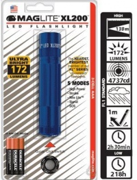 Maglite XL200 LED Flashlight, Blue Maglite XL200 LED Flashlight, Blue
