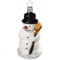 My Winter Friend Snowman Ornament by Inge-Glas of Germany My Winter Friend Snowman Ornament by Inge-Glas of Germany