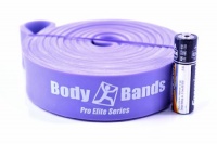 Body-Bands Pro Elite 1 1/8-Inch Wide CrossFit Loop Resistance Band, Purple