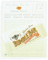 BumbleBar Gluten Free Junior Amazing Almond, 0.65-Ounce Bars (Pack of 12) BumbleBar Gluten Free Junior Amazing Almond, 0.65-Ounce Bars (Pack of 12)